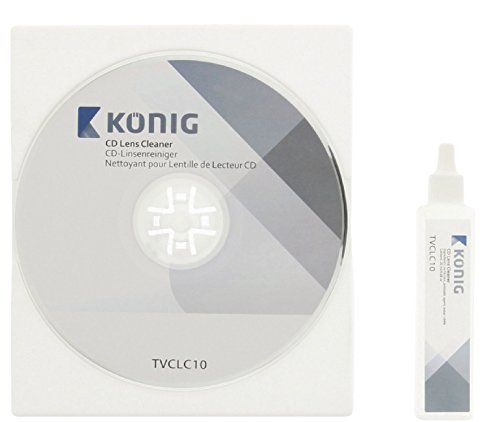 König TVCLC10 CD-Linsenreiniger mit 20 ml Reinigungsflüssigkeit König TVCLC10 CD-Linsenreiniger mit 20 ml Reinigungsflüssigkeit von KÖNIG
