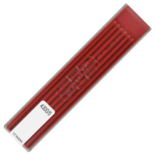 KOH-I-NOOR Fallminen Ø 2mm ROT 12 Stück Farbminen von KOH-I-NOOR