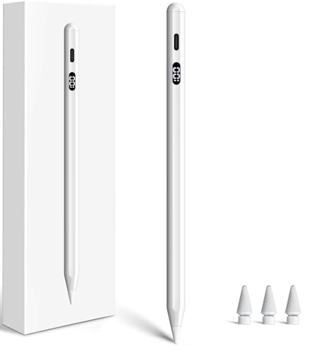 Pencil 2. Generation für iPad, Stylus Stift für iPad mit LED-Anzeige, USB-C-Ladung, Palm Rejection & Tilt Sensitivity, Pencil für iPad 6-10 Gen, iPad Pro 11"/12.9", iPad Air 3/4/5, iPad Mini 5/6 Pencil 2. Generation für iPad, Stylus Stift für iPad mit LED-Anzeige, USB-C-Ladung, Palm Rejection & Tilt Sensitivity, Pencil für iPad 6-10 Gen, iPad Pro 11"/12.9", iPad Air 3/4/5, iPad Mini 5/6 von KOKABI