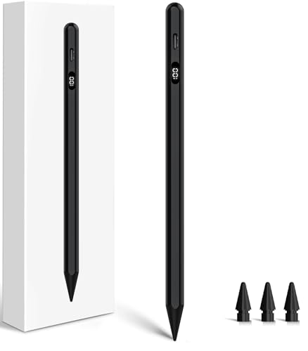 Pencil für iPad, Stift Pencil 2. Generation mit Batterieprozentsatz & Tilt & Palm Rejection,Pen für iPad 10/9/8/7/6, iPad Air 3/4/5,iPad Mini 5/6,iPad Pro 11" 1/2/3, 12.9" 3~6 von KOKABI