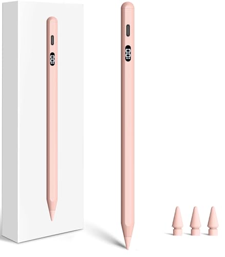 Pencil für iPad, Stift Pencil 2. Generation mit LED-Anzeige & Tilt Sensitivity & Palm Rejection, Stift für iPad 10/9/8/7/6, iPad Air 3/4/5,iPad Mini 5/6,iPad Pro 11" 1/2/3, 12.9" 3~6 von KOKABI