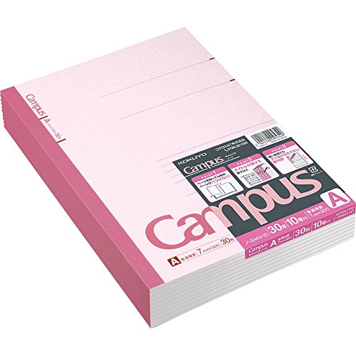 KOKUYO 10 B?cher eingestellt Roh-3AX10 30 St?ck Campus Anhang Nr. 6 Halb B5 einer gezogenen Linie (Japan-Import) von KOKUYO