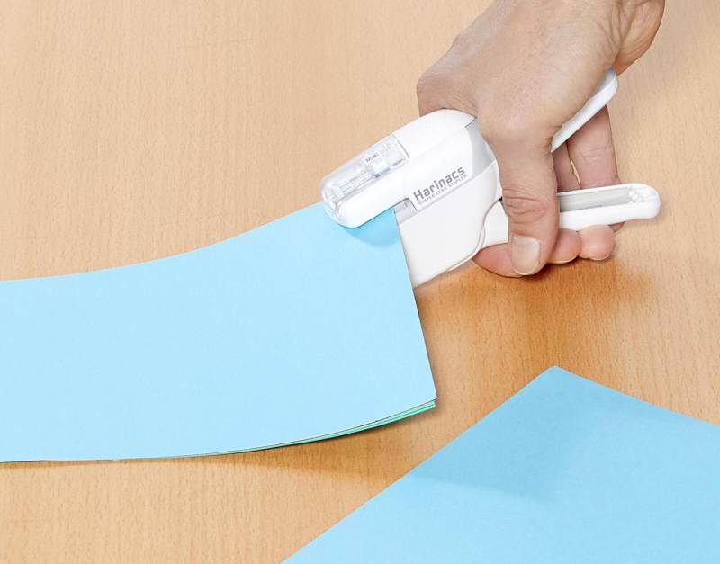 KOKUYO Klammerloses Heftgerät weiß von KOKUYO