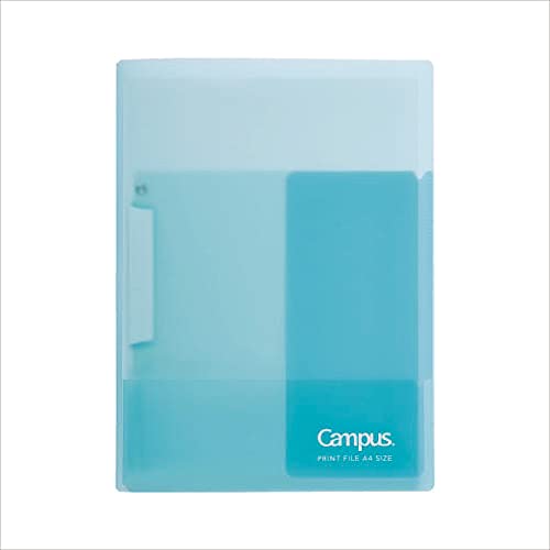 Kokuyo Campus Easy to Review Druckmappe, Klemmmappe, Schnellhefter, A4, Hellblau, Japan Import (FU-CE755LB) von KOKUYO