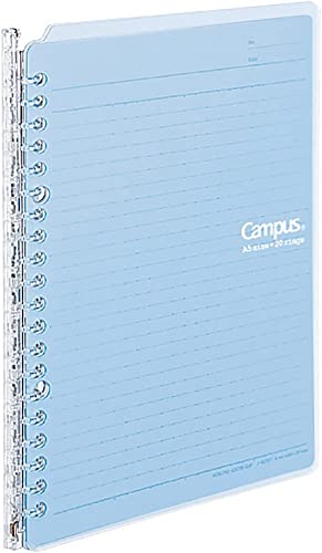 Kokuyo Campus Smart Ring Binder - A5-20 Rings - Light Blue [Office Product] von KOKUYO