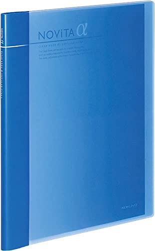 Kokuyo clear book additional formula Nobita £ cover A4 12 blue La -NT24B pocket ¡Ñ with two books von KOKUYO