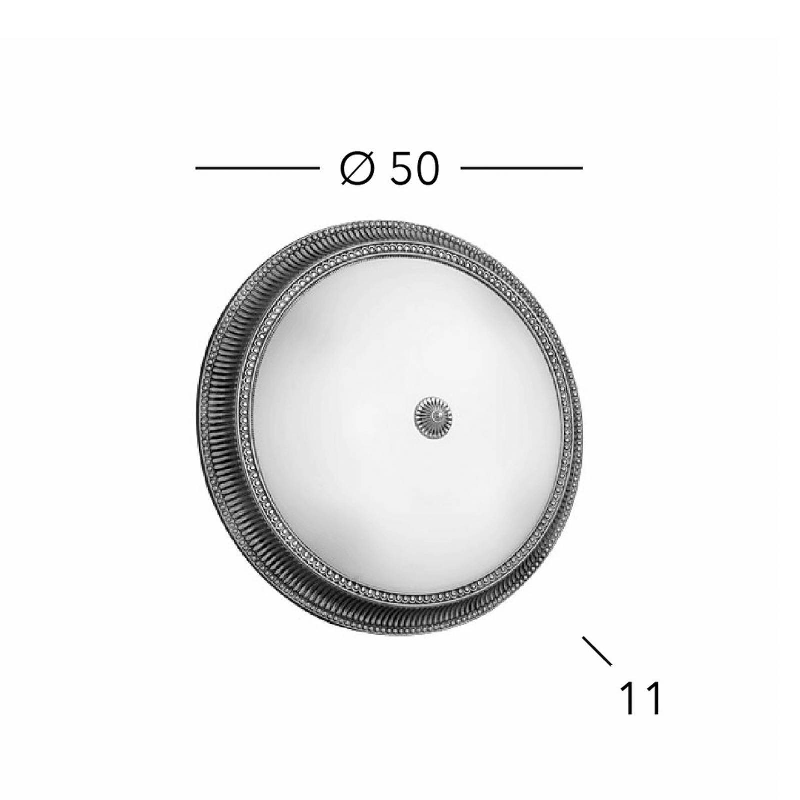 KOLARZ Deckenlampe Milord, Ø 50 cm, altmessingfarben KOLARZ Deckenlampe Milord, Ø 50 cm, altmessingfarben von KOLARZ