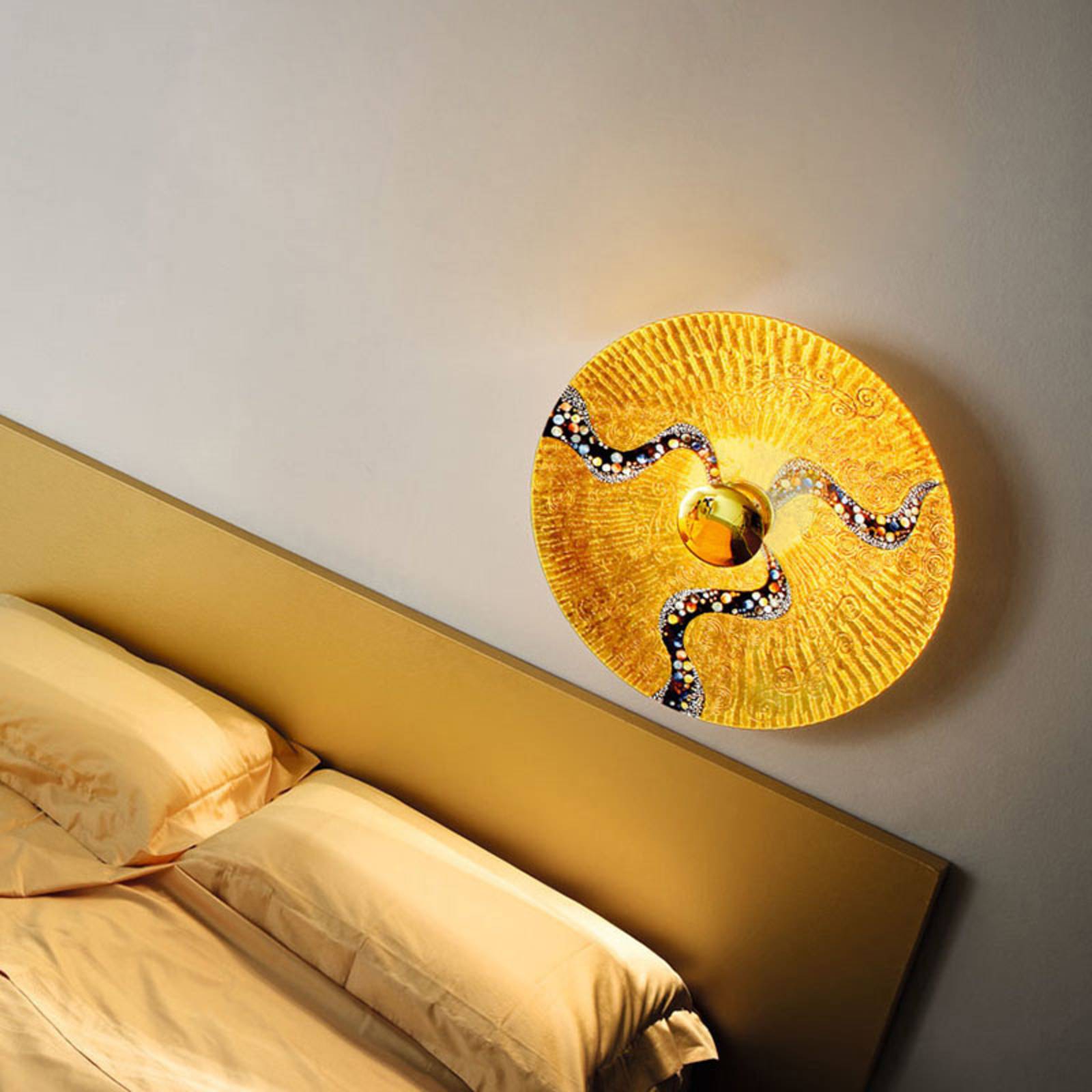 KOLARZ Luna Kiss Gold Wandleuchte, 24 kt, Ø 54 cm KOLARZ Luna Kiss Gold Wandleuchte, 24 kt, Ø 54 cm von KOLARZ