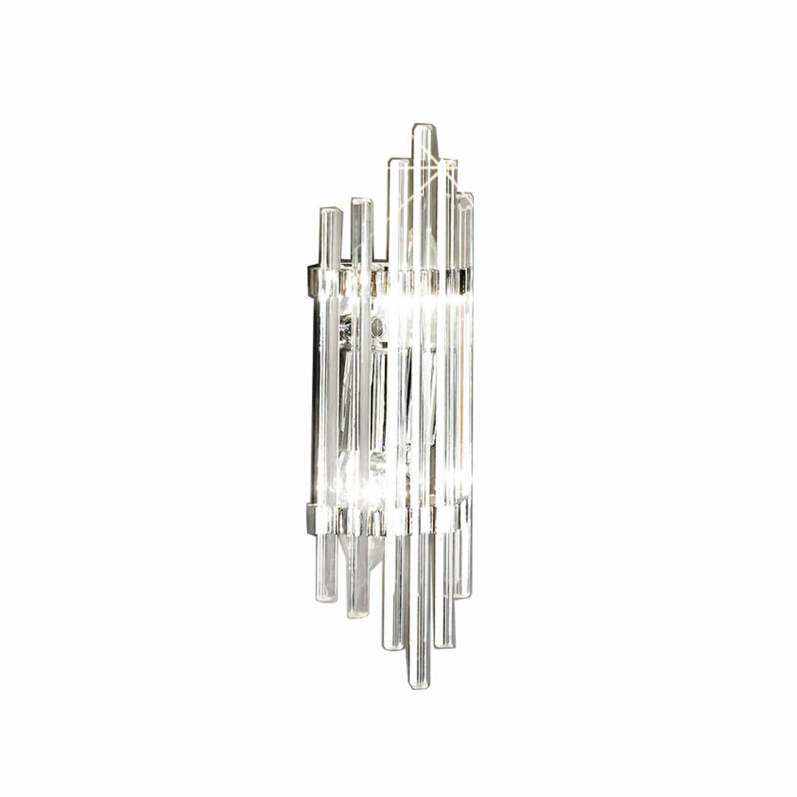 KOLARZ Wandlampe Ontario, klar/chromfarben, Höhe 31 cm, Glas KOLARZ Wandlampe Ontario, klar/chromfarben, Höhe 31 cm, Glas von KOLARZ