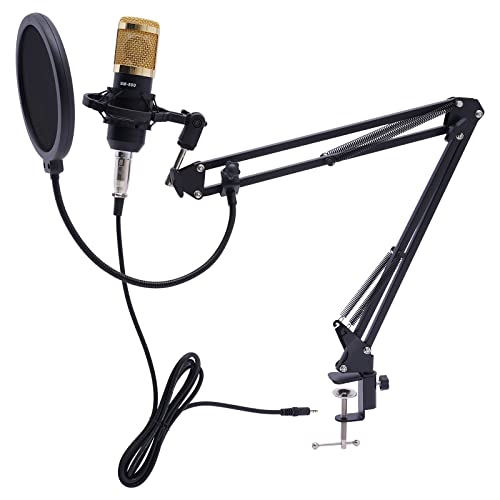 KOLHGNSE Schwarz Mikrofon Vielseitig mit V8s Live Sound Card Kondensator Mikrofon Bundle USB Ladekabel für Studio Aufnahme KOLHGNSE Schwarz Mikrofon Vielseitig mit V8s Live Sound Card Kondensator Mikrofon Bundle USB Ladekabel für Studio Aufnahme von KOLHGNSE