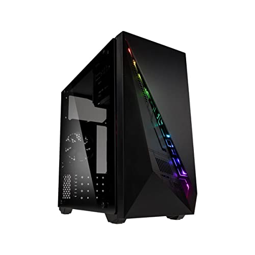 KOLINK Inspire K2 Micro-ATX Gehäuse Computergehäuse RGB, PC Hülle, PC Gehäuse Glas, Mini ATX PC Case, PC Gehäuse Klein, Computer Gehäuse Gaming von KOLINK