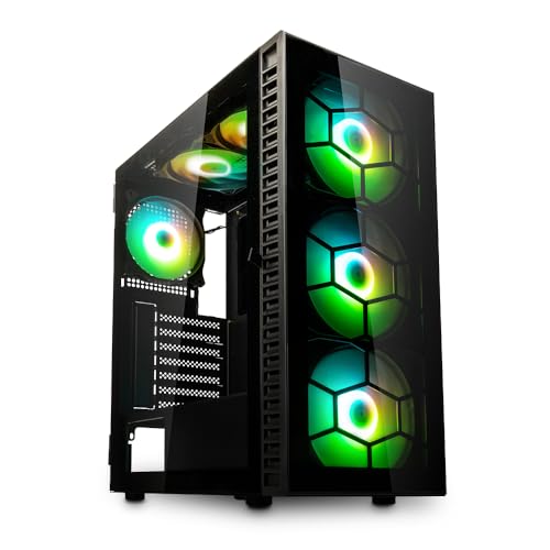KOLINK Observatory HF Plus Glass ARGB Midi-Gehäuse, Dynamische Beleuchtung, 330 mm GPU-Freiraum, Gehärtete Glasplatten, Schwarz KOLINK Observatory HF Plus Glass ARGB Midi-Gehäuse, Dynamische Beleuchtung, 330 mm GPU-Freiraum, Gehärtete Glasplatten, Schwarz von KOLINK