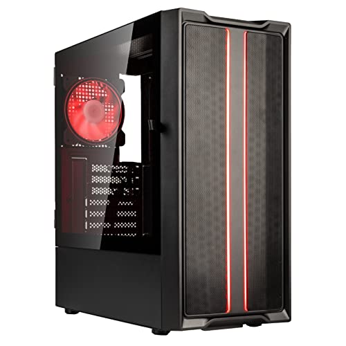 Kolink Inspire K12 ARGB Midi-Tower PC Gehäuse ATX - Gaming PC Gehäuse Glas - PC Case Airflow - Computer Case - PC-Gehäuse mit Lüfter - PC Case von KOLINK