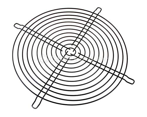 Kolink Stabiles Stahl, Lüftergitter in Schwarz für 200mm Lüfter, Lüftergitter Classic 200mm, Cover für rgb gehäuselüfter, lüftungsgitter (schwarz) von KOLINK