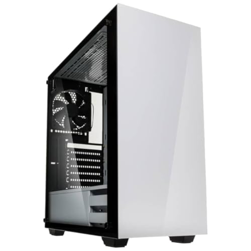 KOLINK Stronghold Midi-Tower Mini-ITX bis E-ATX, PC Hülle mit Seitenfenster, Tempered Glass Computergehäuse, PC Case Computer Gehäuse mit lüfter, Weiß KOLINK Stronghold Midi-Tower Mini-ITX bis E-ATX, PC Hülle mit Seitenfenster, Tempered Glass Computergehäuse, PC Case Computer Gehäuse mit lüfter, Weiß von KOLINK