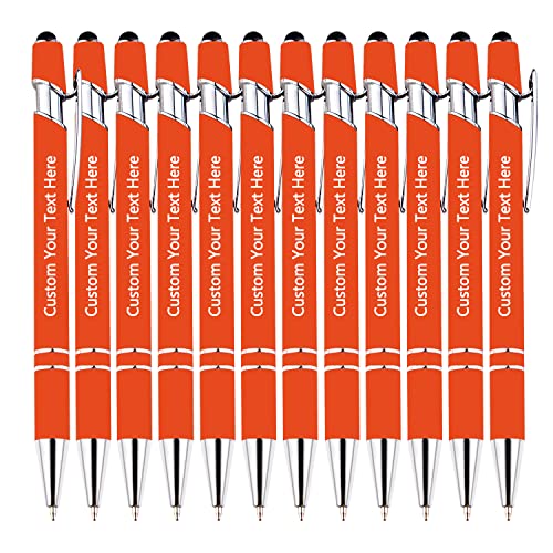 KOLOWKO Personalisierte Kugelschreiber mit individuellem Text, bis zu 1000 Stück, schreiben Sie Ihren Namen, Text, Nachricht 2 in 1 Stift für Unternehmen, Abschlussfeier, Jubiläumsfeier von KOLOWKO