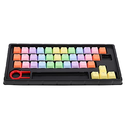 KOMBIUDA 1 Satz Tastatur Computer Tastatur Tasten Bunte Tastatur Keycaps Kits Tastatur Keycaps Keycaps Keycaps Pudding Keys Zier-Kits Film Hohe Qualität Pbt von KOMBIUDA