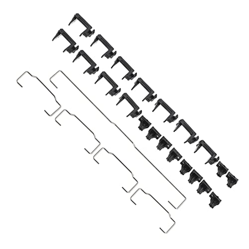 KOMBIUDA 1 Satz Tastatur-bausatz Schlüsselstabilisatorgehäuse Tastatur DIY Zubehör Tastaturtastenstabilisator Mechanischer Tastaturstabilisator Rechner 2 u Einstecken Rostfreier Stahl von KOMBIUDA