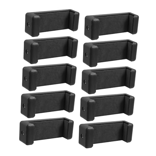 KOMBIUDA 10 Stück Mobiltelefonclipzubehör Stativ Telefonhalterung Smartphone-stativadapter Adapter Für Telefonstativhalterung Handy Stativ Adapter Telefonklemme Black Abs KOMBIUDA 10 Stück Mobiltelefonclipzubehör Stativ Telefonhalterung Smartphone-stativadapter Adapter Für Telefonstativhalterung Handy Stativ Adapter Telefonklemme Black Abs von KOMBIUDA