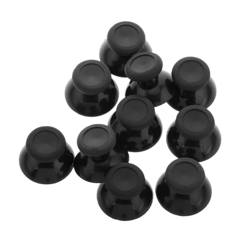 KOMBIUDA 10 Stück Pilzkopf Rocker Joystick-Griffknopfkappe Schutzhüllen für Joysticks Daumen-Stick-Kappen Daumengriffkappen Game-Controller-Joystick-Kappe Kieselgel Black KOMBIUDA 10 Stück Pilzkopf Rocker Joystick-Griffknopfkappe Schutzhüllen für Joysticks Daumen-Stick-Kappen Daumengriffkappen Game-Controller-Joystick-Kappe Kieselgel Black von KOMBIUDA
