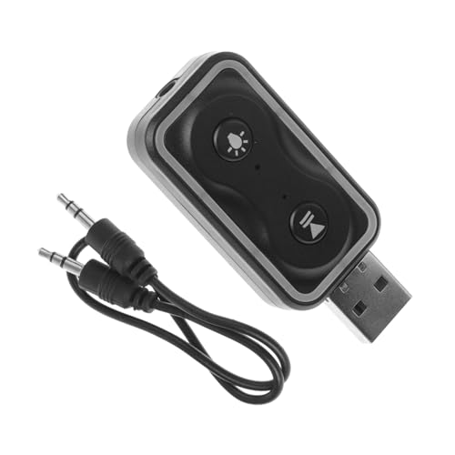 KOMBIUDA 1Satz Kabelloser USB Audioadapter Transmitter Empfänger Tragbarer Empfänger für Auto Unterstützt Drahtlose Freisprechanrufe für PC Mobile Geräte KOMBIUDA 1Satz Kabelloser USB Audioadapter Transmitter Empfänger Tragbarer Empfänger für Auto Unterstützt Drahtlose Freisprechanrufe für PC Mobile Geräte von KOMBIUDA