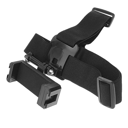 KOMBIUDA 1Satz Kopfhalterung für Smartphones Sportkameras Verstellbar für Camping Live Übertragungen Stabilizer mit Praktischem Clip für Video Enthusiasten von KOMBIUDA