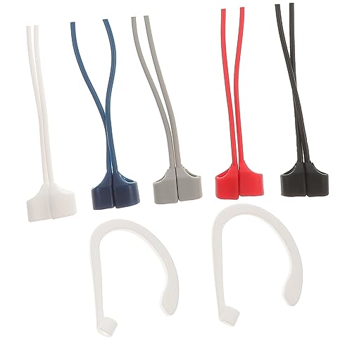 KOMBIUDA 1Satz Magnetische Silikon Ohrhörer Lanyards Teiliges Lost Gurte für Sport Elastisch Hautfreundlich für Nutzung KOMBIUDA 1Satz Magnetische Silikon Ohrhörer Lanyards Teiliges Lost Gurte für Sport Elastisch Hautfreundlich für Nutzung von KOMBIUDA