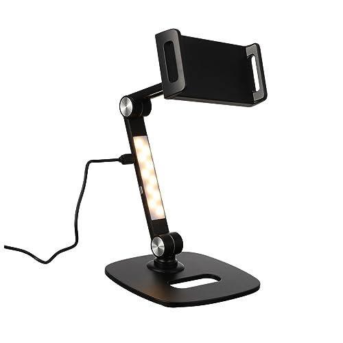 KOMBIUDA 1Satz Tablet Halterung Verstellbar Tragbar Kompatibel mit Geräten für Videoanrufe Übertragungen Stabil Langlebig mit LED KOMBIUDA 1Satz Tablet Halterung Verstellbar Tragbar Kompatibel mit Geräten für Videoanrufe Übertragungen Stabil Langlebig mit LED von KOMBIUDA