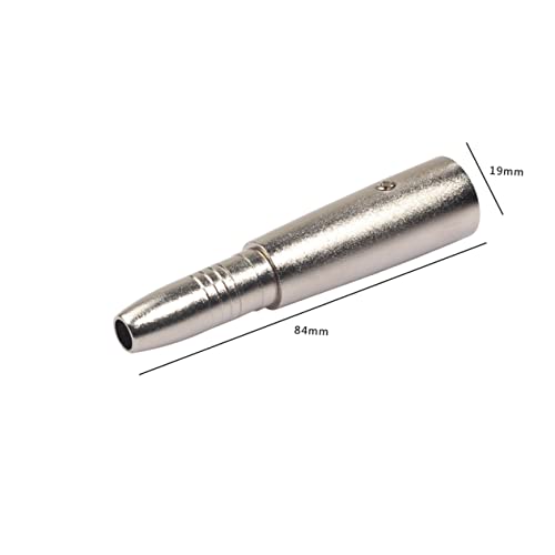 KOMBIUDA 1Stück XLR Pin Mono Buchse Audio Adapter Robustes Druckguss Gehäuse für Mikrofon Lautsprecher Professionelle Hohe KOMBIUDA 1Stück XLR Pin Mono Buchse Audio Adapter Robustes Druckguss Gehäuse für Mikrofon Lautsprecher Professionelle Hohe von KOMBIUDA