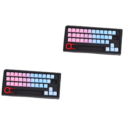 KOMBIUDA 2 Sätze Tastenkappe Gaming-tastatur Mechanisch Ornament-sets Tastaturzubehör Tastaturschutz Computertastaturen Computer Tastatur Mechanische Tastaturen Einzigartig Pbt Abzieher von KOMBIUDA