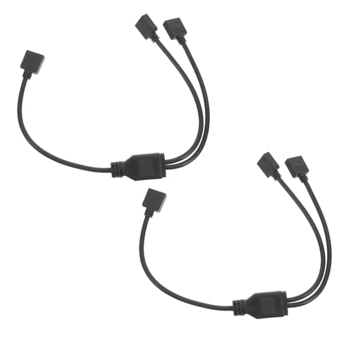KOMBIUDA 2 Stück Motherboard-Synchron isator RGB zum Argb -Adapter Logikscheibe -Verlängerungskabel ARGB Extension Sleeved Kabel Verlängerungssplitter Plastik Black KOMBIUDA 2 Stück Motherboard-Synchron isator RGB zum Argb -Adapter Logikscheibe -Verlängerungskabel ARGB Extension Sleeved Kabel Verlängerungssplitter Plastik Black von KOMBIUDA