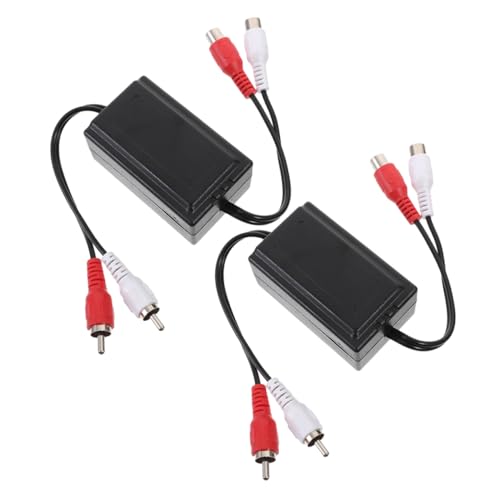 KOMBIUDA 2 Stück Musikgeräuschisolator Verstärker-rauschisolator Geräuschisolator Für Heimstereoanlage Auto Geräuschfilter Auto-Stereo-audiofilter Rauschfilter Elektronisch von KOMBIUDA
