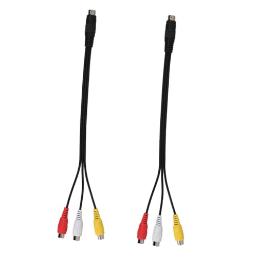 KOMBIUDA 2 Stück Videoadapter Austausch Des Audiokabels Austausch Des Adapterkabels Ersatz -audio -videokabel Videodrähte Ersatzvideokabel Videoeingangsadapter Kupfer KOMBIUDA 2 Stück Videoadapter Austausch Des Audiokabels Austausch Des Adapterkabels Ersatz -audio -videokabel Videodrähte Ersatzvideokabel Videoeingangsadapter Kupfer von KOMBIUDA