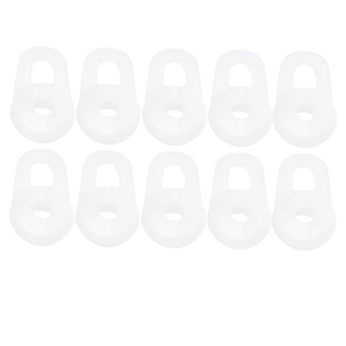 KOMBIUDA 20Stücke Silikon Kopfhörer Ohrstöpsel Abdeckungen Semi Transparent Installieren Perfektes Zubehör Für Ohrhörer Für Musik Und Anrufe von KOMBIUDA