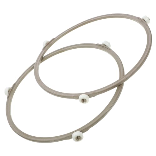 KOMBIUDA Mikrowellen-Drehteller Glasplatten-Trägermaterial 2 Stück Mikrowellen-Drehteller-Plattenrollen zufällige Farbe KOMBIUDA Mikrowellen-Drehteller Glasplatten-Trägermaterial 2 Stück Mikrowellen-Drehteller-Plattenrollen zufällige Farbe von KOMBIUDA