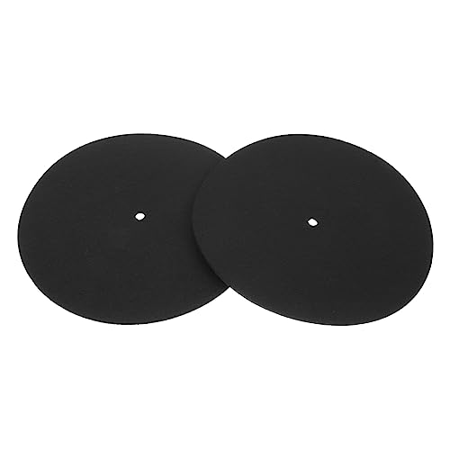 KOMBIUDA 2Stücke Dicke Filz Vinyl Schutzmatte für Schallplatten rutschfest Antistatisch für Schont Vinyl Verbessert Klangqualität KOMBIUDA 2Stücke Dicke Filz Vinyl Schutzmatte für Schallplatten rutschfest Antistatisch für Schont Vinyl Verbessert Klangqualität von KOMBIUDA