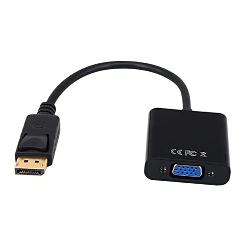 KOMBIUDA Digital-Analog-Konverter DP zu VGA Kabel für TV Projektor Monitor Computer DVD von KOMBIUDA