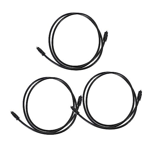 KOMBIUDA 3Stücke Optisches Audiokabel Od Hochwertige Fibre Kabel für Audioübertragung Heimkino Tv Spielekonsolen Langlebig Zuverlässig KOMBIUDA 3Stücke Optisches Audiokabel Od Hochwertige Fibre Kabel für Audioübertragung Heimkino Tv Spielekonsolen Langlebig Zuverlässig von KOMBIUDA
