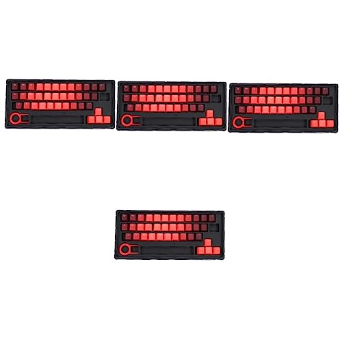 KOMBIUDA 4 Sätze Tastenkappe Mechanische Tastatur Tastaturschutz Ornament-sets Gaming-tastatur Mechanisch Tastaturzubehör Computertastaturen Tastatur Wechseln Wort Durch Pbt Schalter von KOMBIUDA