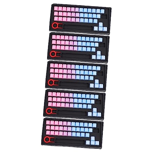 KOMBIUDA 5 Sätze Tastenkappe Tastaturzubehör Gaming-tastatur Mechanisch Ornament-sets Tastaturschutz Tastaturmechanik Tastatur Wechseln Computer Tastatur Tastatur-dekor Bilden Pbt Erdfarben von KOMBIUDA