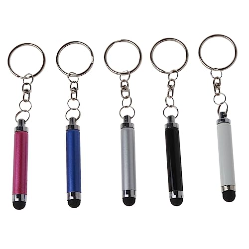 KOMBIUDA 5Stücke Teiliges Touchscreen Stylus Stifte für Smartphones Tablets Kompakt Tragbar mit Schlüsselanhänger Hohe Empfindlichkeit Kompatibel mit Kapazitiven Bildschirmen KOMBIUDA 5Stücke Teiliges Touchscreen Stylus Stifte für Smartphones Tablets Kompakt Tragbar mit Schlüsselanhänger Hohe Empfindlichkeit Kompatibel mit Kapazitiven Bildschirmen von KOMBIUDA