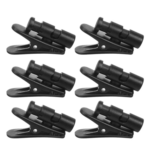 KOMBIUDA 6 Stück Kopfhörerkabel -Fixklamme Drahtseilbefestigung Kabelverwaltungsclip Headset-Clips Kabelclip für Kopfhörer Kopfhörerkabelhalter Kopfhörerclips Plastik Black KOMBIUDA 6 Stück Kopfhörerkabel -Fixklamme Drahtseilbefestigung Kabelverwaltungsclip Headset-Clips Kabelclip für Kopfhörer Kopfhörerkabelhalter Kopfhörerclips Plastik Black von KOMBIUDA