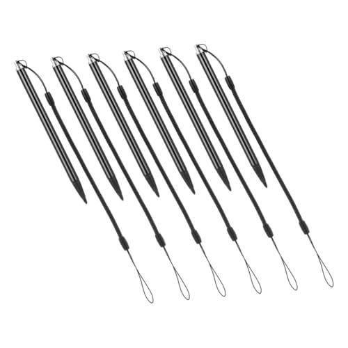 KOMBIUDA 6 Stück Resistiver Bildschirmstift Stift-Lanyard Stift für Tablet Tablet-Eingabestift Tablet Bleistift Tablet Stift intelligenter Stift ABS-Kunststoff Schwarz KOMBIUDA 6 Stück Resistiver Bildschirmstift Stift-Lanyard Stift für Tablet Tablet-Eingabestift Tablet Bleistift Tablet Stift intelligenter Stift ABS-Kunststoff Schwarz von KOMBIUDA