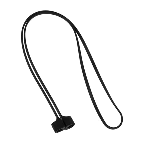 KOMBIUDA Anti-Verlust-Kopfhörer-Lanyard Ohrhörerband Silikonband Silikon -Ohrstöpsel -Lanyard für Ohrstöpselhalter Ohrhörerhalter um den Hals Ohrstöpselband Kieselgel Black KOMBIUDA Anti-Verlust-Kopfhörer-Lanyard Ohrhörerband Silikonband Silikon -Ohrstöpsel -Lanyard für Ohrstöpselhalter Ohrhörerhalter um den Hals Ohrstöpselband Kieselgel Black von KOMBIUDA