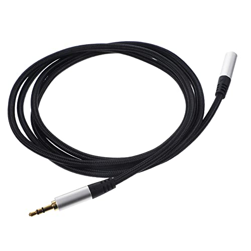 KOMBIUDA Audiokabel Klinkenstecker Klinkenbuchse Audioverlängerungskabel für Kopfhörer Kompatibel mit Auto Handy PC Goldplattiertes Sauerstofffreies von KOMBIUDA