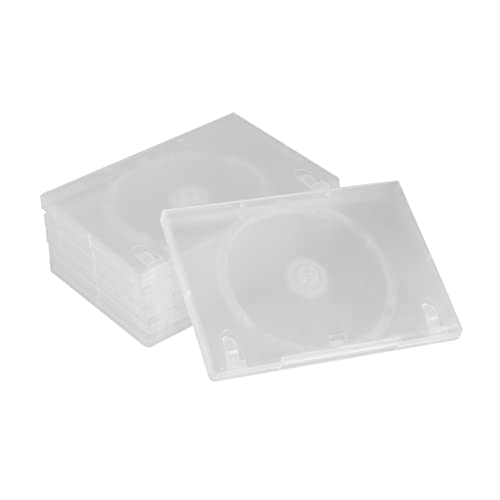 KOMBIUDA 6PCS CD Fall Einzelnen Disc CD Lagerung Boxen Tragbare DVD Lagerung Boxen für Heimkino KOMBIUDA 6PCS CD Fall Einzelnen Disc CD Lagerung Boxen Tragbare DVD Lagerung Boxen für Heimkino von KOMBIUDA