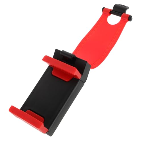 KOMBIUDA Auto Telefonhalter Telefonhalter Lenkrad Telefonhalter Für Einkaufswagen Automobil Tiefhalter Auto Rad Telefonhalter Lenkrad Telefonhalter Roter Kunststoff von KOMBIUDA