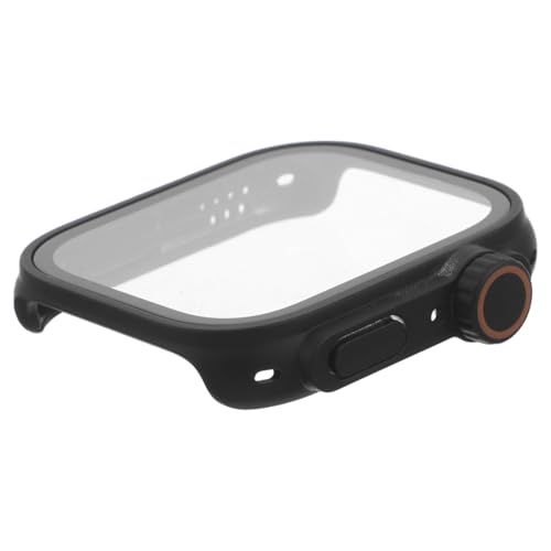 KOMBIUDA Bildschirmschutz Kratzfeste Smartwatch-Hülle armbanduhr schutz Schutzhülle ansehen professioneller Uhrenschutz Smartwatch-Gehäuse Uhrengehäuse gehärtetes Glas Black KOMBIUDA Bildschirmschutz Kratzfeste Smartwatch-Hülle armbanduhr schutz Schutzhülle ansehen professioneller Uhrenschutz Smartwatch-Gehäuse Uhrengehäuse gehärtetes Glas Black von KOMBIUDA
