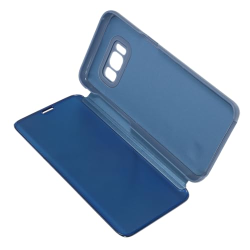 KOMBIUDA Elektroplierende Spiegelhalterung Ledertasche Telefonkoffer mit Kickstand Fall für Schutzhülle für Blau KOMBIUDA Elektroplierende Spiegelhalterung Ledertasche Telefonkoffer mit Kickstand Fall für Schutzhülle für Blau von KOMBIUDA