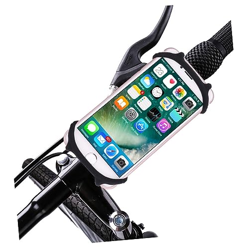 KOMBIUDA Fahrrad Handyhalterung aus Silikon Rutschfester Fahrrad Telefonhalter für Smartphones Universelle Halterung für Verschiedene Stemms Schwarz Langlebig KOMBIUDA Fahrrad Handyhalterung aus Silikon Rutschfester Fahrrad Telefonhalter für Smartphones Universelle Halterung für Verschiedene Stemms Schwarz Langlebig von KOMBIUDA